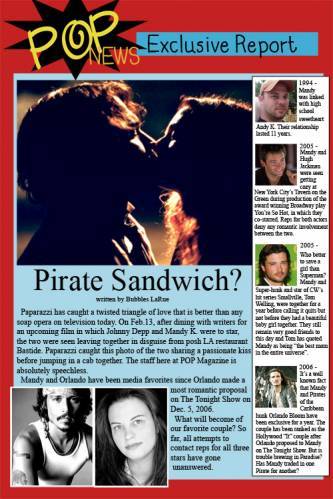 POP Challenge 1: Pirate Sandwich?