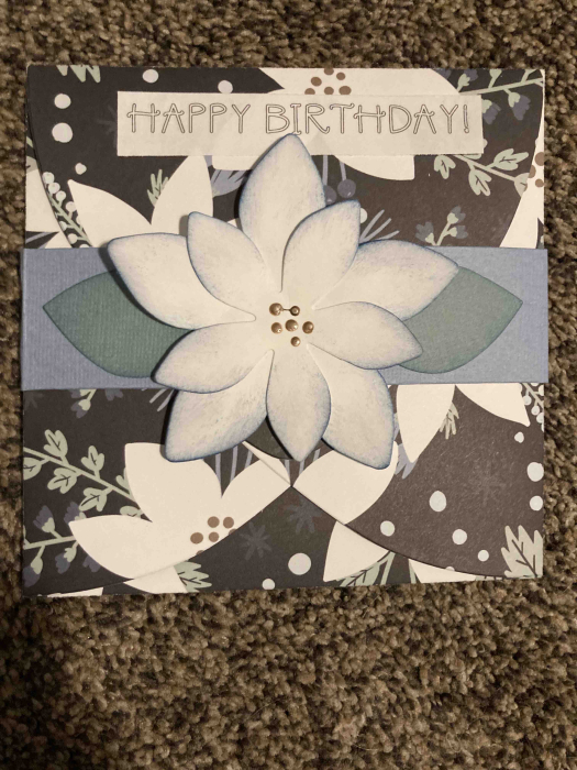 Paper bday card