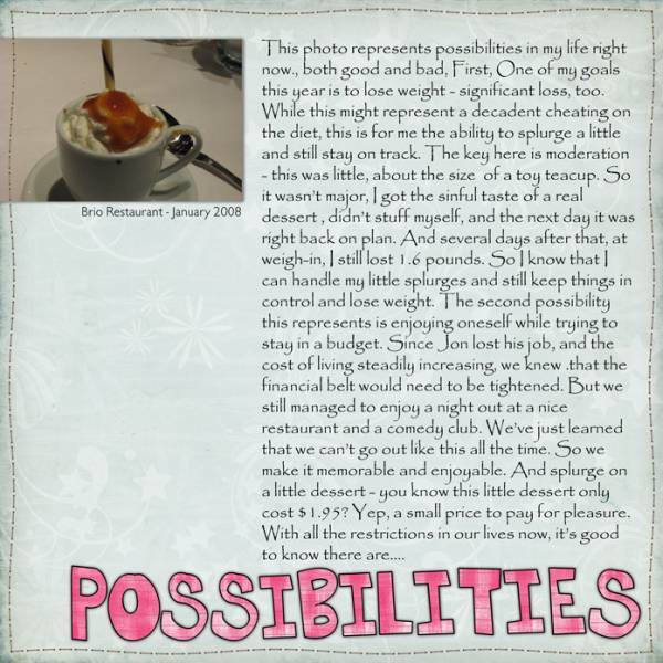 Possibilities