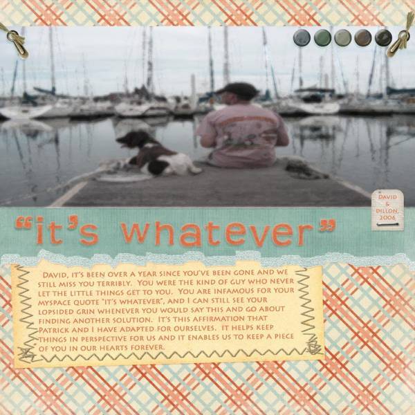 &quot;It's Whatever&quot;