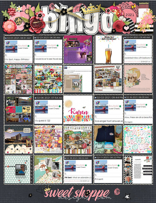Sweet Shoppe Bingo 2021