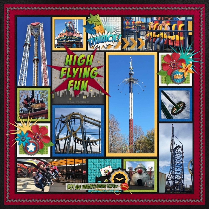 Ellie - Six Flags - Spring Break 2017