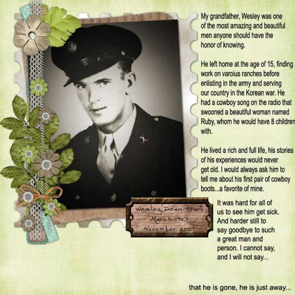 My Grandfather Wesley
