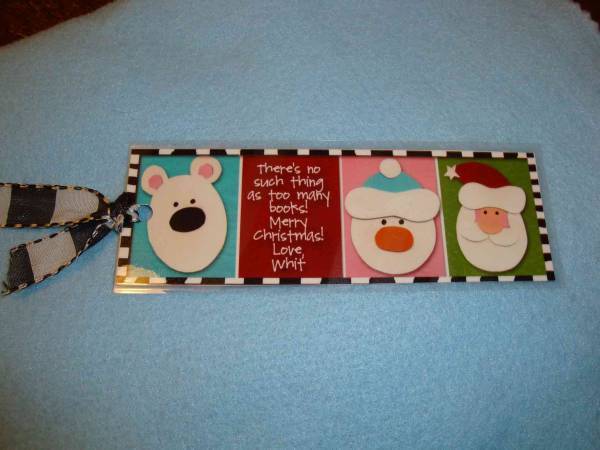 Christmas bookmark