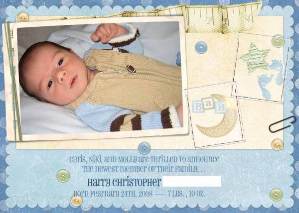 baby announcement