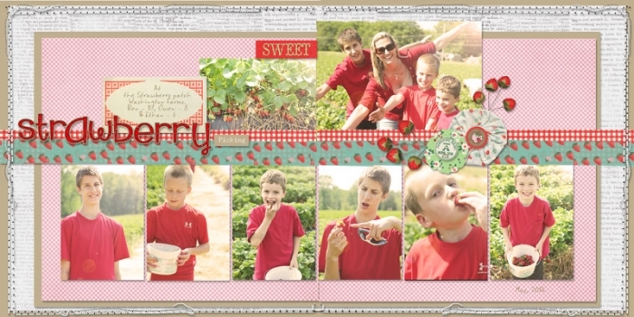 Strawberry pickin