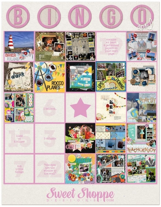 April Bingo Card