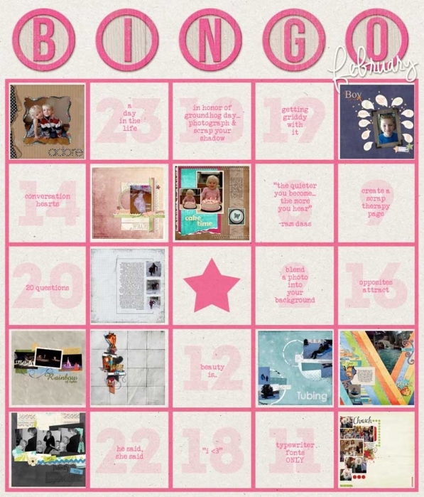 Feb Bingo Tracker