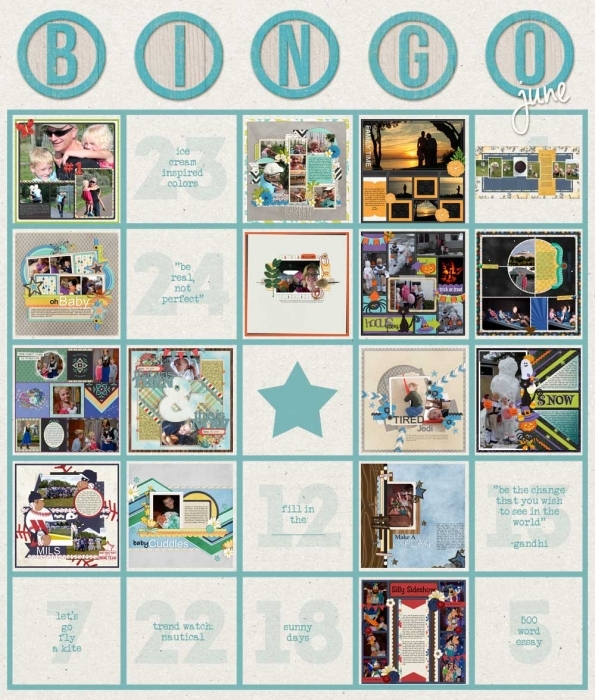 June Bingo Card