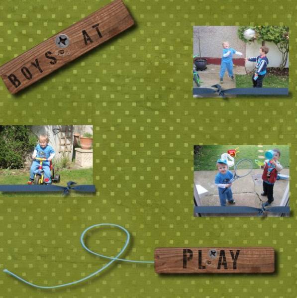 Boys at play