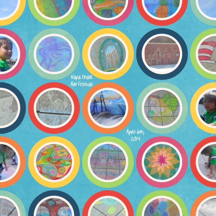 Chalk Art Circles