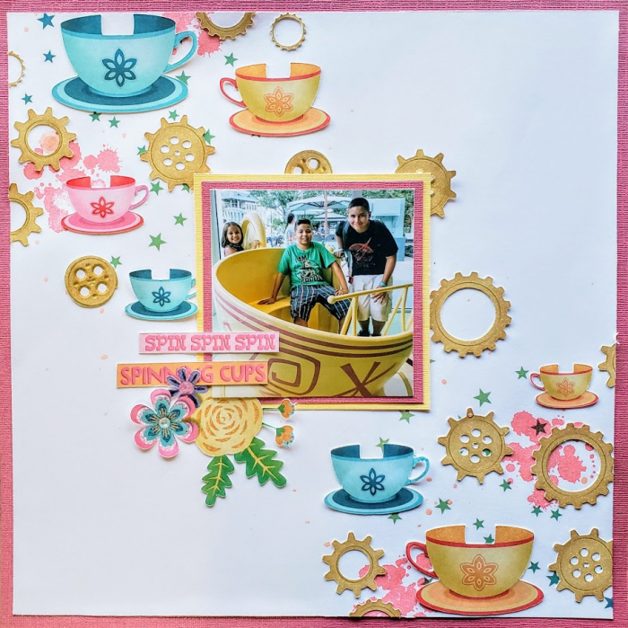 Cups - Disney Springs - Paper / Hybrid Layout