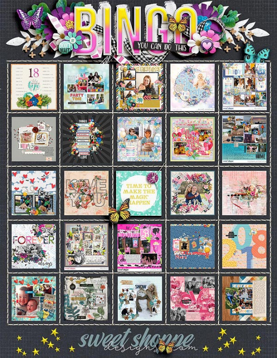 PGAD layout lovin' bingo