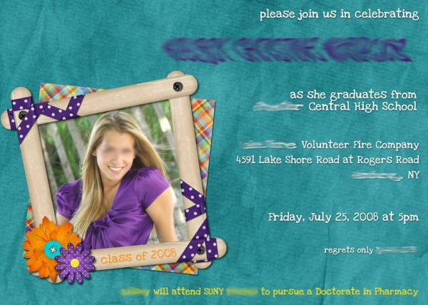 graduation invite
