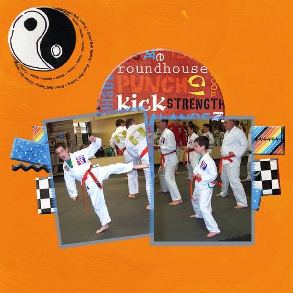 Karate Green Belt Testing