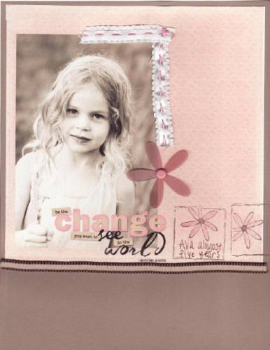 you can be the change