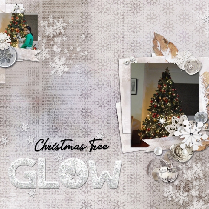 Christmas tree glow