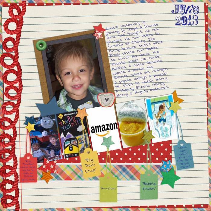 Jamie's June Words