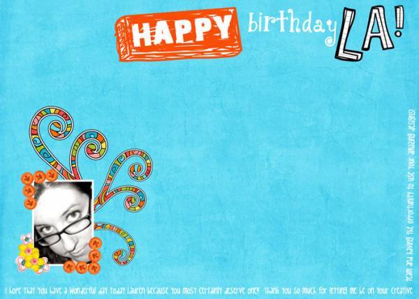 Happy Birthday La!!!