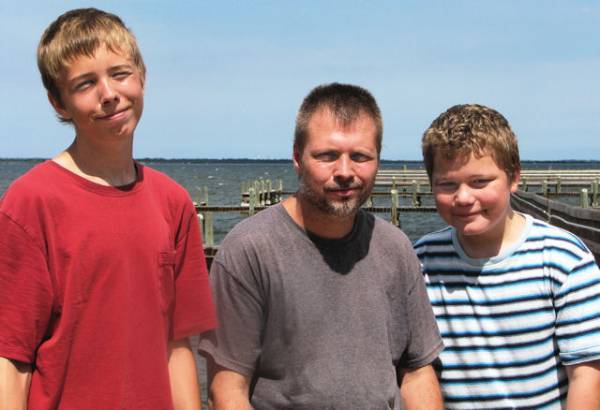 My guys after a day of fishing