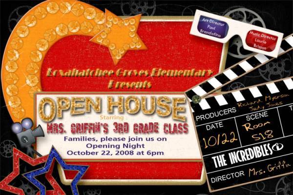 Open House invitation