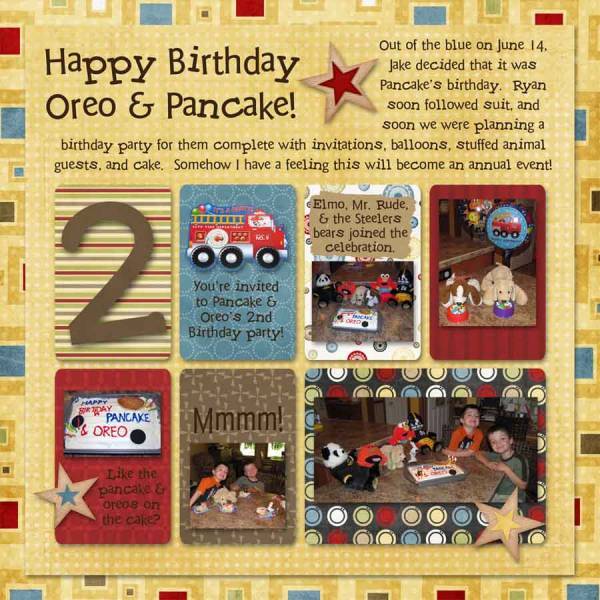Pancake and Oreo's Birthday