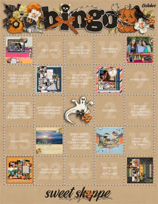 Oct Bingo Challenge Hard