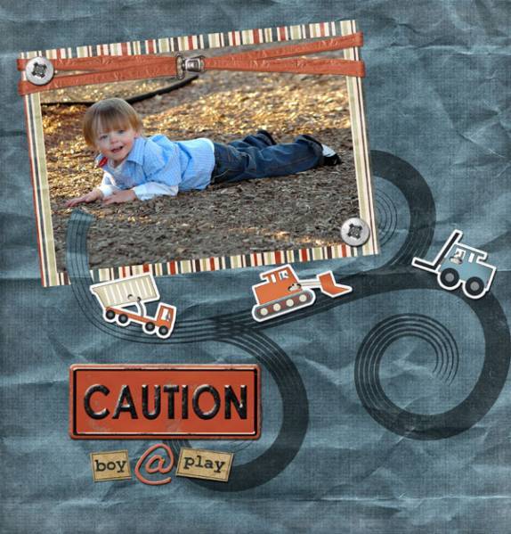Caution: boy@play