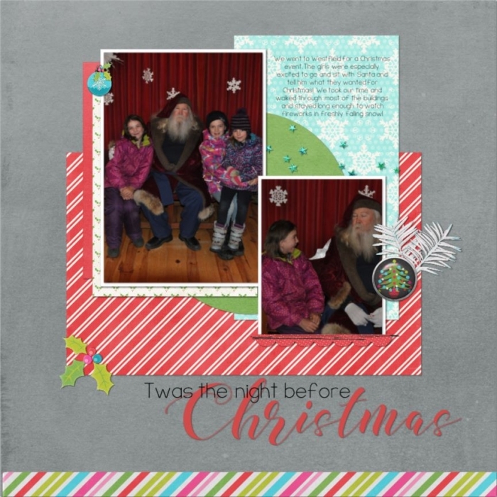 Christmas scraplift challenge