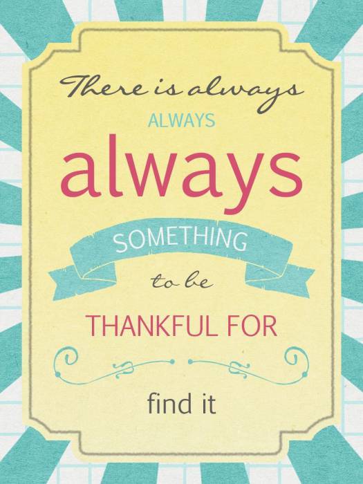 Be Thankful card