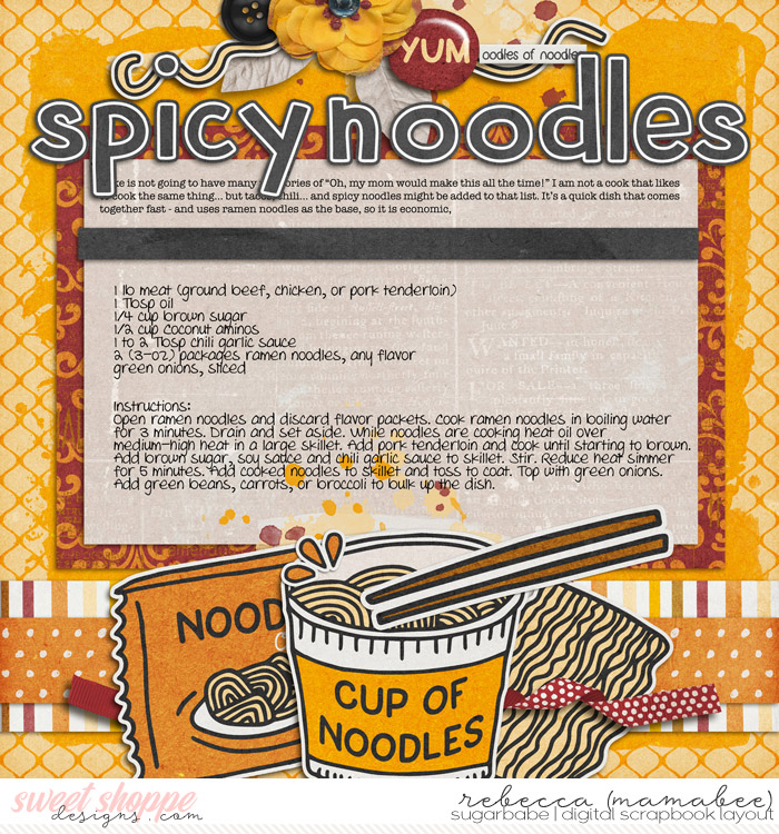 Spicy noodles Recipe