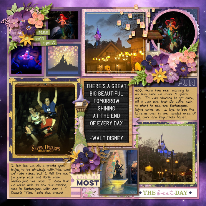 Magic Kingdom - Fantasyland at Night