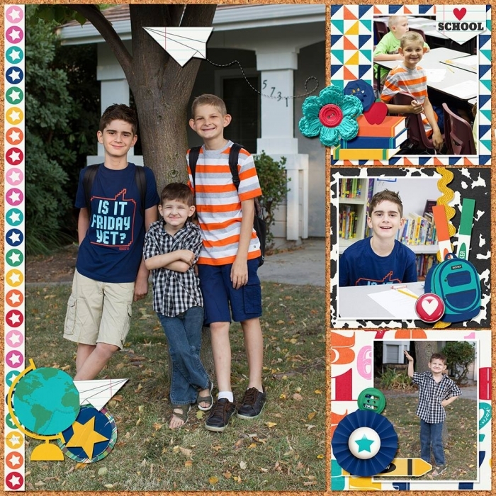 First Day of School 2015 - Left