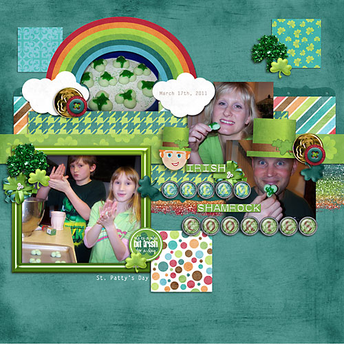 Irish-Cream-Shamrock-Cookies