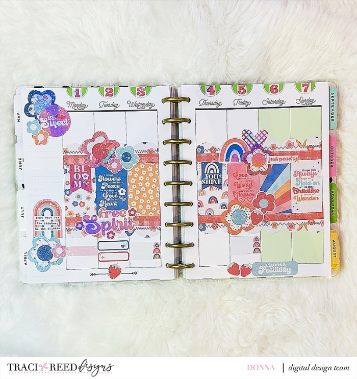 Flower child_weekly spreads