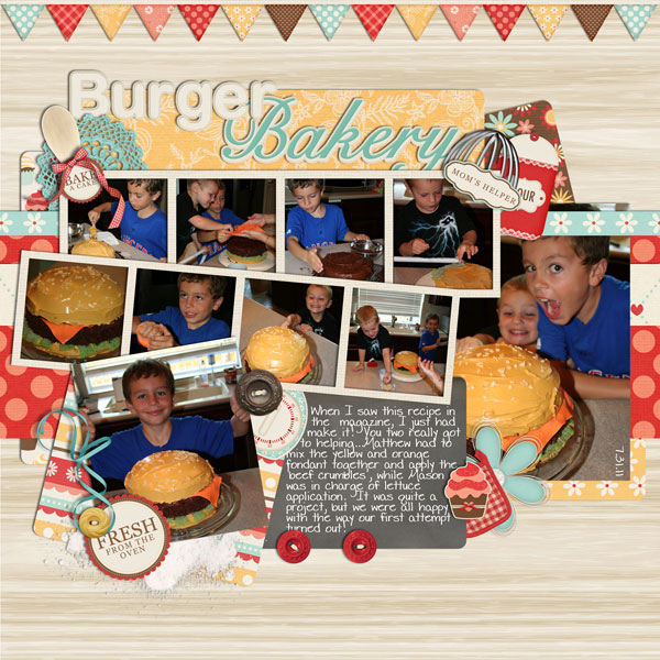 Burger-Cake