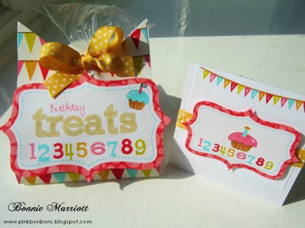 Birthday Treats and matching card