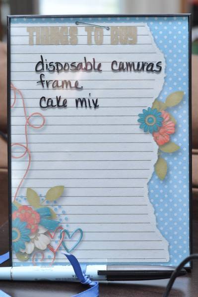 Dry Erase Board