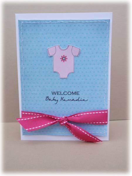 Welcome Baby Card