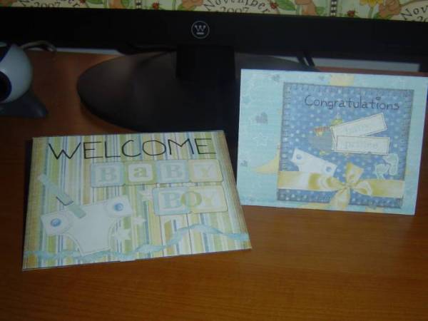 welcome bb card