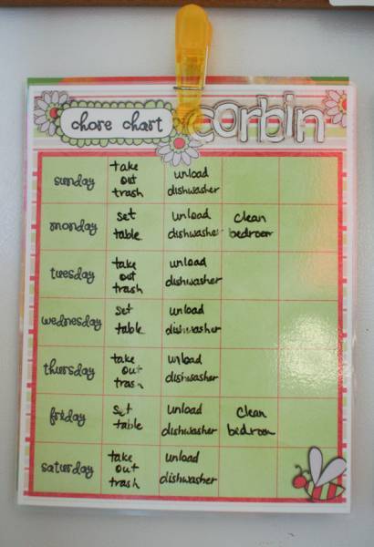 Chore Chart 2
