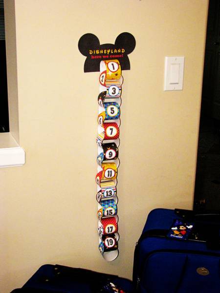 Disneyland Countdown Calendar - Mouse Magic