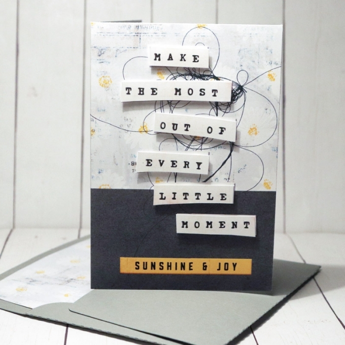 Little things card with matching envelope