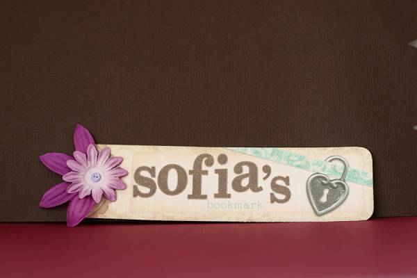 Sofia's bookmark