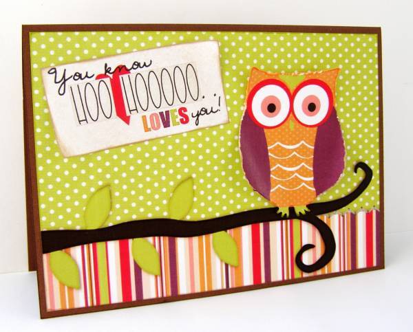 Hoo Loves You Card