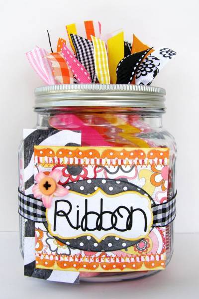 Ribbon Jar
