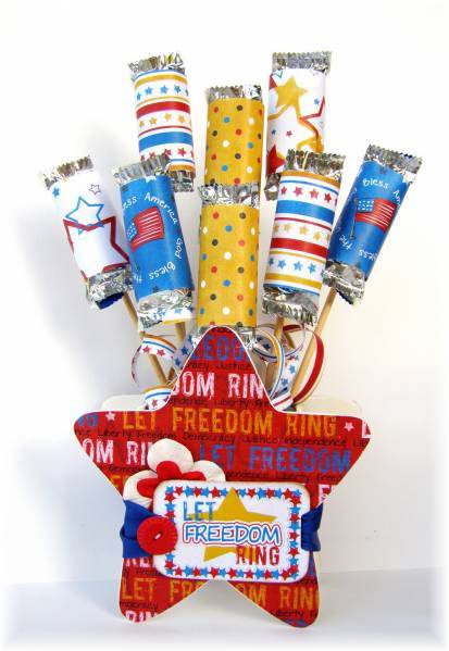 4th of July Candy Bouquet