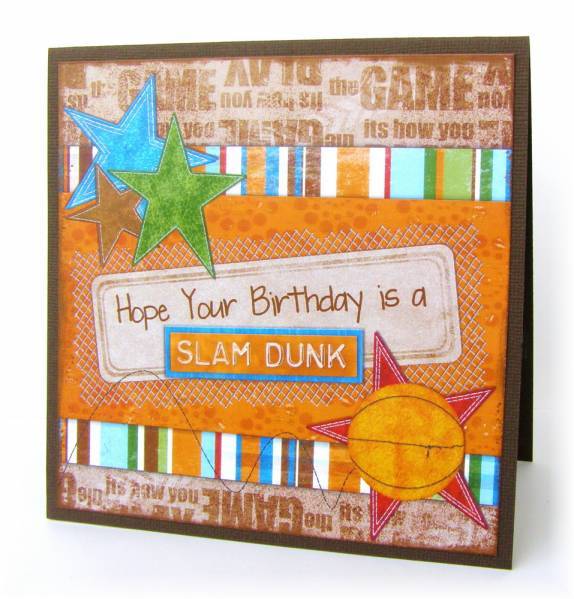 &quot;Slam Dunk&quot; Birthday Card