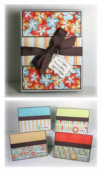 Tropical Card Gift Set