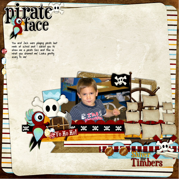 AmberK - Pirate Face layout